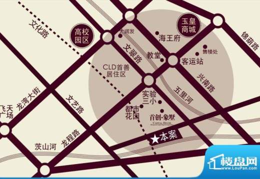 首创·花溪交通图